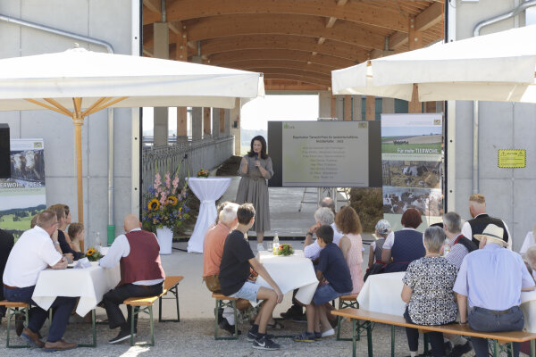 Bild von der Feier zum bayerischen Tierwohlpreis
